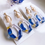 夏先取り♪爽やか可愛い♪ブルー紫陽花 ピアス/イヤリング