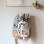 2WAY赤ずきん＆オオカミ*レース*かごバッグ*ショルダー*コラージュバッグ