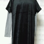 値下げ（2500→1500）フレンチスリーブチュニック(黒)