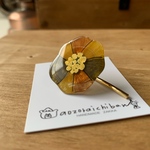 アンティークっぽいポニーフック.花.B