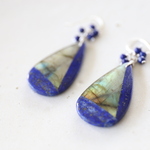 SILVER925 lapis lazuli pierce[kgf3305]