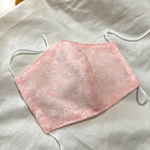 再販♡♡レース＆Ｗガーゼマスク 立体タイプ Mサイズ