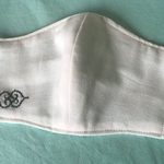 マスク　アイヌ刺繍