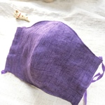 再入荷フレンチリネン＊ポケット付き立体マスク