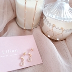  3点set*　ビジュー ピアス イヤリング
