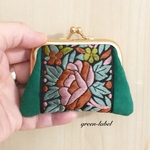 刺繍リボンのコインケース♪