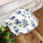 夏仕様　ノーズワイヤー付き西村マスク   青花