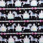 30×40ランチョンマット  ユニコーン 黒 ゆめかわ  ☆入園入学☆