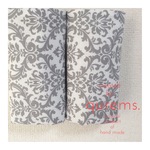 damask × PINK ▽damask × GRAY ▽ オシャレなダマスク柄で抱っこ紐をカスタマイズ▽