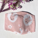 【NEW】送料無料！夏さらり〜手拭い＊晒し🌸立体マスク(a)🌸 子ども&女性用、ノーズワイヤー＆ポケット付き、