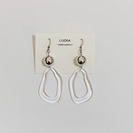 シンプルクリアピアス