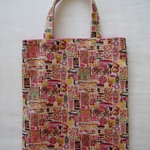 ぺったんこバッグ*リバティ*Forget me nots *ピンク*32×28㎝