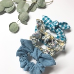 再販【LIBERTY   リバティ  シュシュ ♡ キッズ ベビー 3個セット 