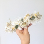 再販　プリザーブドフラワー　ドライフラワー　髪飾り　結婚式　オーダー　ヘアアクセサリー　花冠　ベビー　キッズ　花かんむり