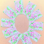 🌺ナデシコに包まれて…/ナデシコのメッセージカード/サンキューカード/ミニカード/10枚入り1セット