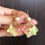 紫陽花ピアス[送料無料]