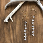 clear water（クリスタルのピアス）