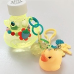アヒルちゃんのバッグチャーム　シャボン玉イエロー