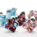 雨に光る紫陽花 ピアス&イヤリング