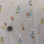 【100×50】うさぎさんとバルーン柄　生地