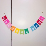 ペーパーガーランド（welcome baby）