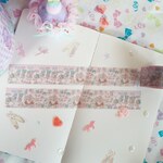 マスキングテープ25mm☆ ani♡Яｺﾗﾎﾞ⑯☆ピクニック&カルーセル