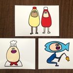 オリジナルイラスト3枚セット