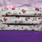 マスク☆ハンドメイド・イチゴ／きなり