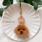お名前入りストラップ❁トイプードル