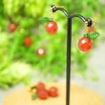 つやつやリンゴのピアス