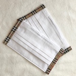 【再入荷】フィルターポケット付きプリーツマスク☆チェック