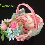 ☆新商品☆ミニチュア 苺&編みかご