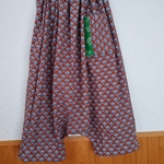 サルエルパンツ　アジアンフラワー