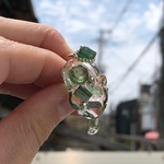 クリアピアス、リング&原石