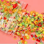 スライス棒 【大容量パック　約1000枚 】 フルーツ カット済み ネイル レジン デコ用 素材 材料