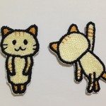 ポッケワッペン【トラ猫ニャー子】