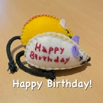 猫ちゃんのためのねずみfactory Birthdayねずみ ３