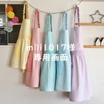 【miii1017様専用画面】一人で着られる☆シンプル＆可愛いキッズ 子供エプロン＆三角巾 ２点セット