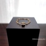 【サイズご指定で受注生産】Graceful Ring◆キュービックジルコニア3ｍｍ◆GOLD　14KGF