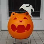 オレンジハロウィンお化け★L（B）