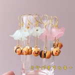 [ランダム]ミツバチクッキーのピアス/イヤリング