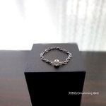 【サイズご指定で受注生産】Graceful Ring◆キュービックジルコニア3ｍｍ◆Silver　