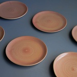 桜化粧の小皿　茶托にも