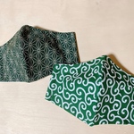 唐草　麻の葉　布マスク