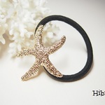 ヒトデヘアゴム★starfish★Gold