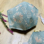 再再再再再販　水色入荷　北欧柄　薄い水色・薄いグレー　