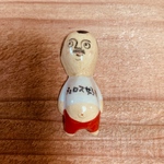 腹出しおじさん箸置き（チュロス好き）