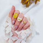 【ラスト💛】可愛く着こなせる毎日を〜黄色の小さいハートリング💛