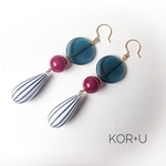 ドイツ製アクリルのピアス