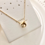 再販×12⭐︎ねじりゴールドメタル　14kgf ネックレス♡金属アレルギー対応　シンプル　大人　可愛い　オフィスアクセサリー　つけっぱなし 金属アレルギー 軽い つけやすい